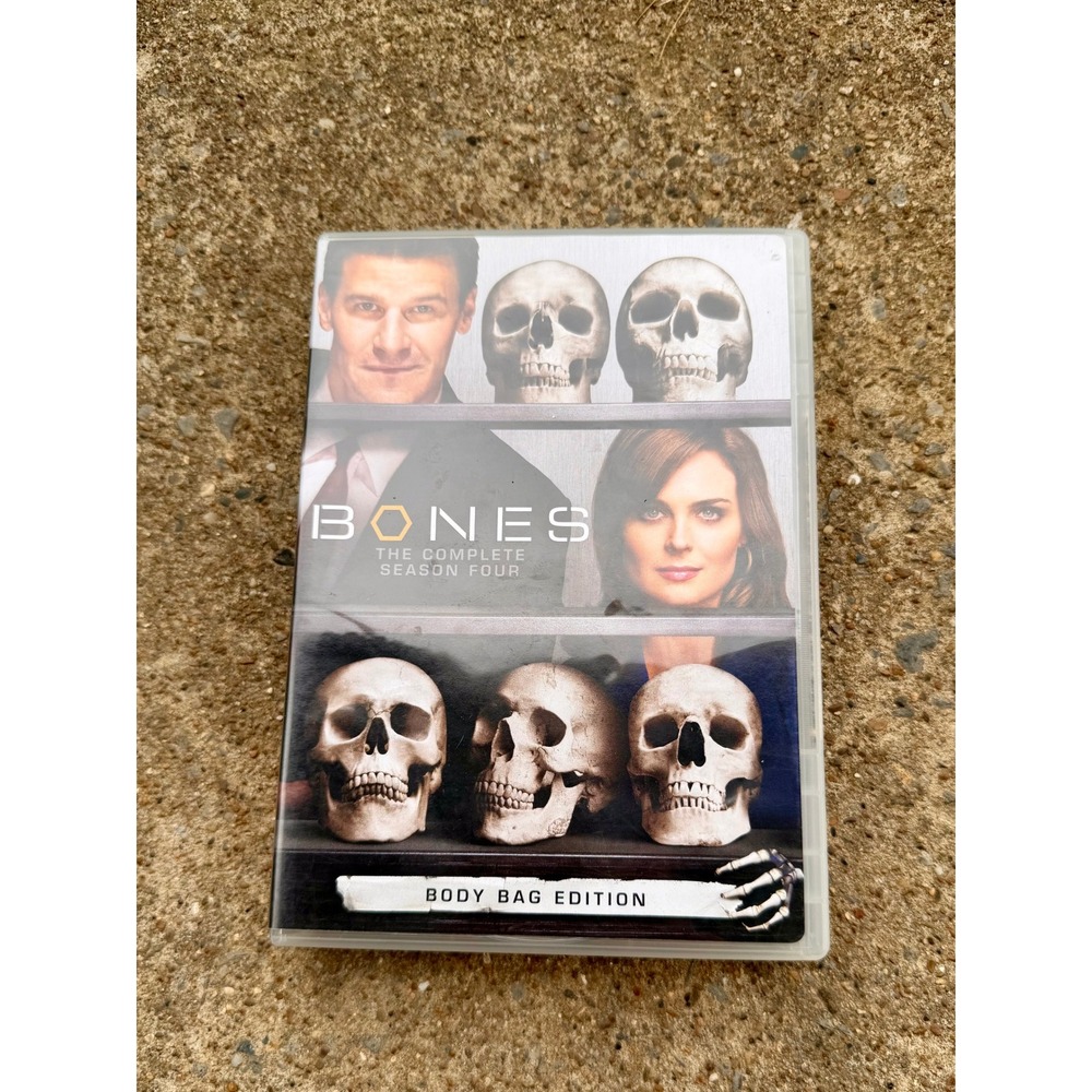 Bones The Complete Season Four DVD Body Bag Edition 7-Disc Set 26 Episodes